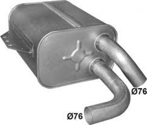 Tlumič výfuku MB Atego 9704900001