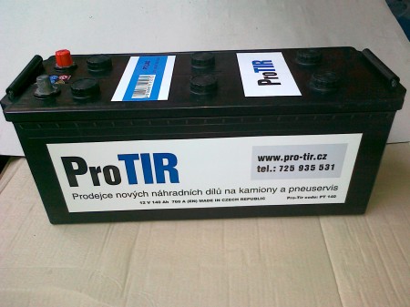 Autobaterie 12V 140Ah 760A ProTir 760A (EN)