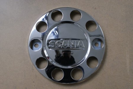 Poklice nerez s nápisem SCANIA