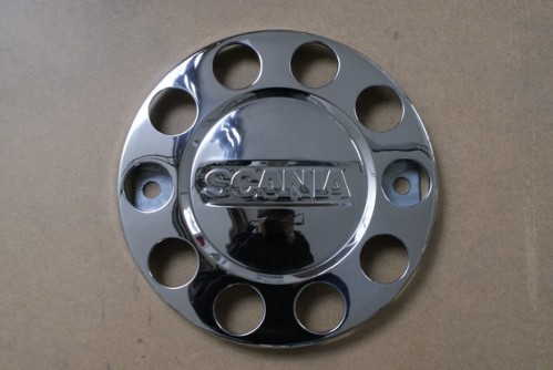 Poklice nerez s nápisem SCANIA Poklice nerez s nápisem SCANIA